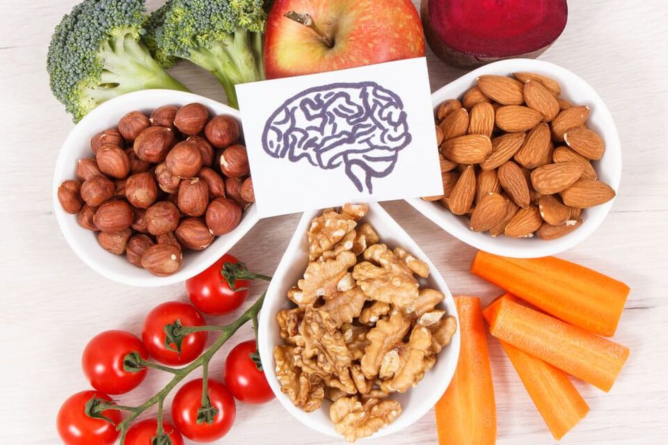 горіхи та овочі корисні для пам'яті та мозку